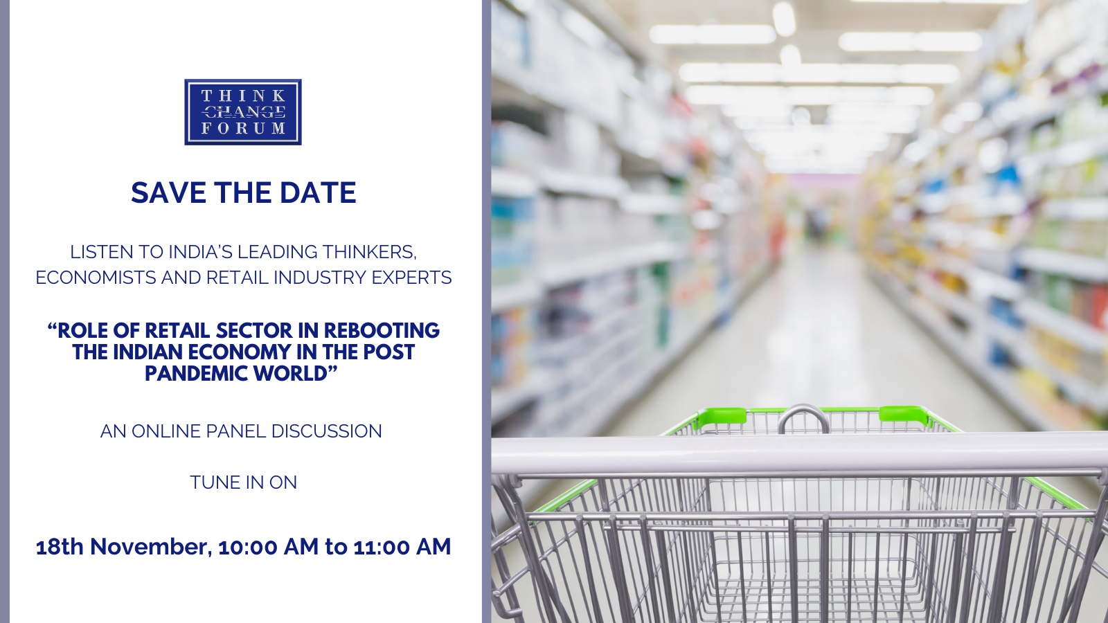 Online Panel Discussion – Role of Retail Sector in Rebooting the Indian Economy in the Post Pandemic World